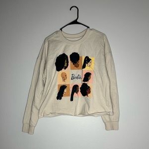 M cropped black girl Barbie hoodie